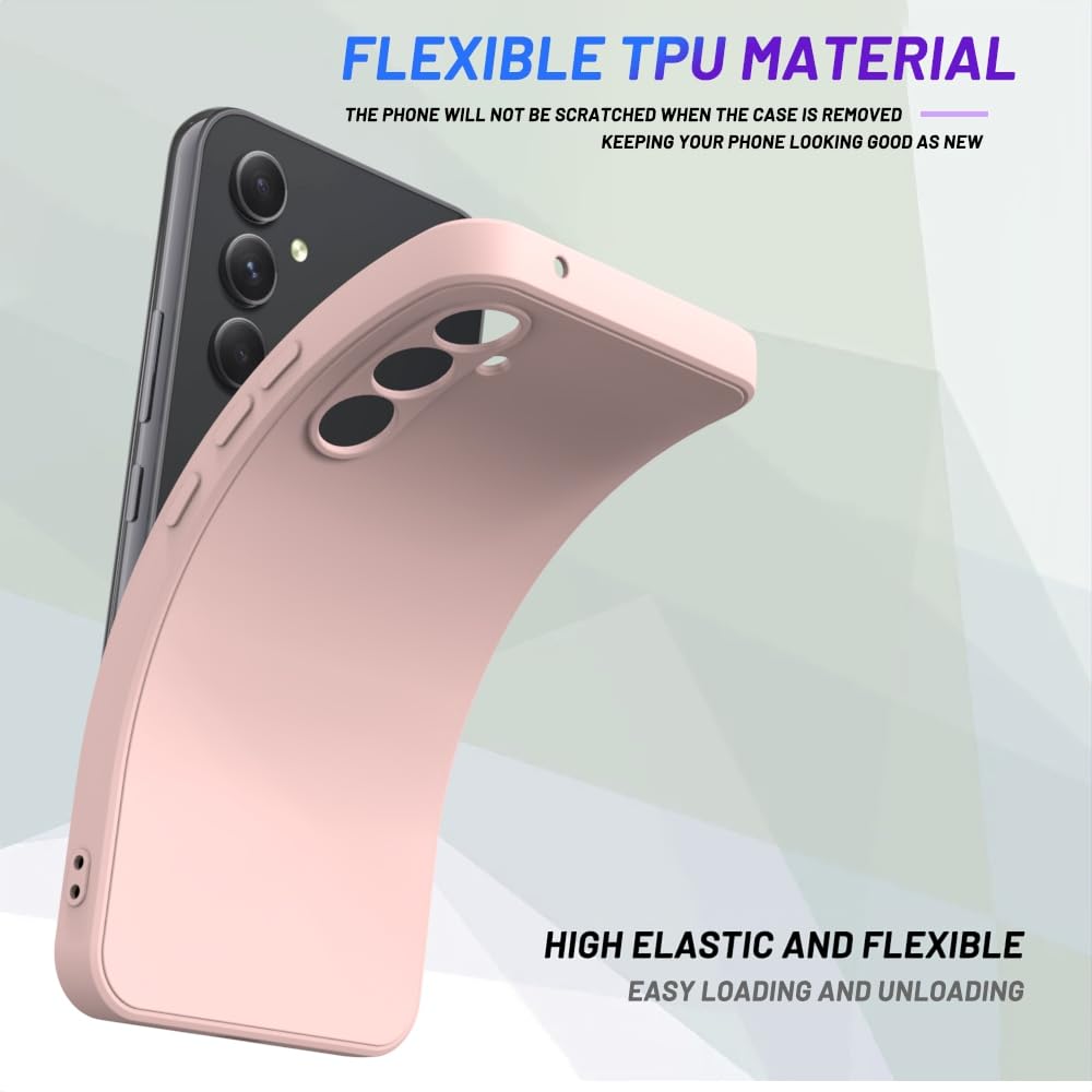 Wogroo For Samsung Galaxy A24 Case Pink, Scratch Resistant With Soft Touch, Slim Thin Phone Cover For Samsung Galaxy A24