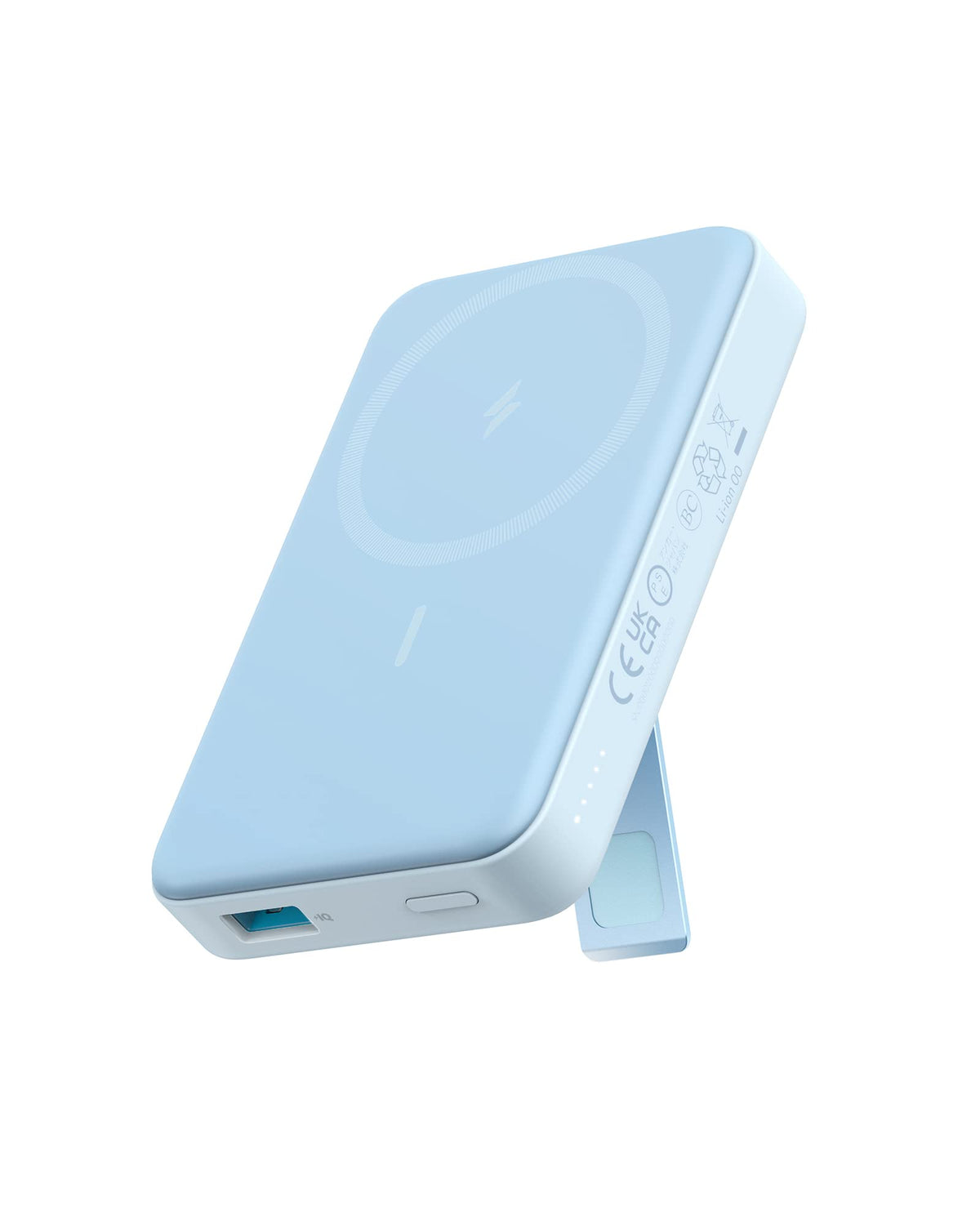 Anker Magnetic Battery, 10K Foldable Wireless Portable Charger With Stand, 20W Usb C Power Delivery For Magsafe, Iphone 15/15 Pl