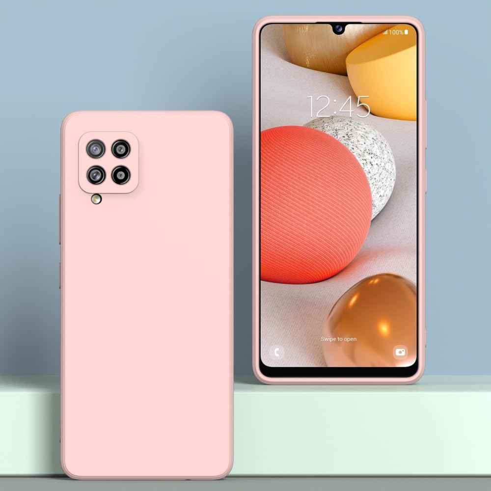 Wogroo For Samsung Galaxy A42 Case Pink, Scratch Resistant With Soft Touch, Slim Thin Phone Cover For Samsung Galaxy A42