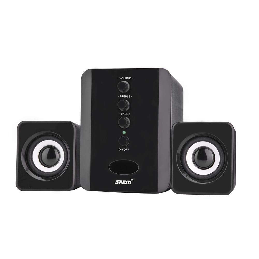 3W Treble And Bass Independent Adjustment Mini Subwoofer, Rear 3 Inch Bass Speaker Dv 5V & Usb 5V Wired Speaker, Tablet Pc For C
