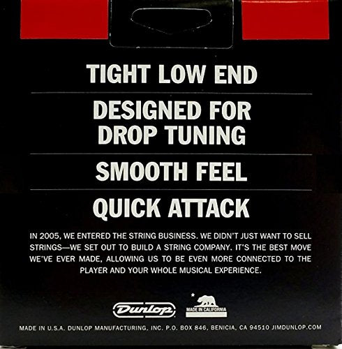 Dunlop Heavy Core Strings   Heavy 10 60 3 Packs Of 6 String Sets Dhcn1060 6