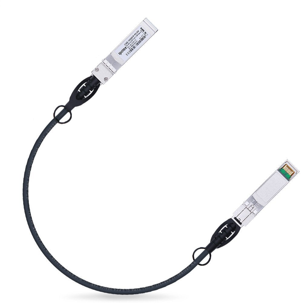 Ipolex 10G Sfp+ Twinax Cable, Sfp Patch Cable, Direct Attach Copper(Dac) Passive Cable,For Cisco Sfp H10Gb Cu0.5M,Meraki,Ubiquit