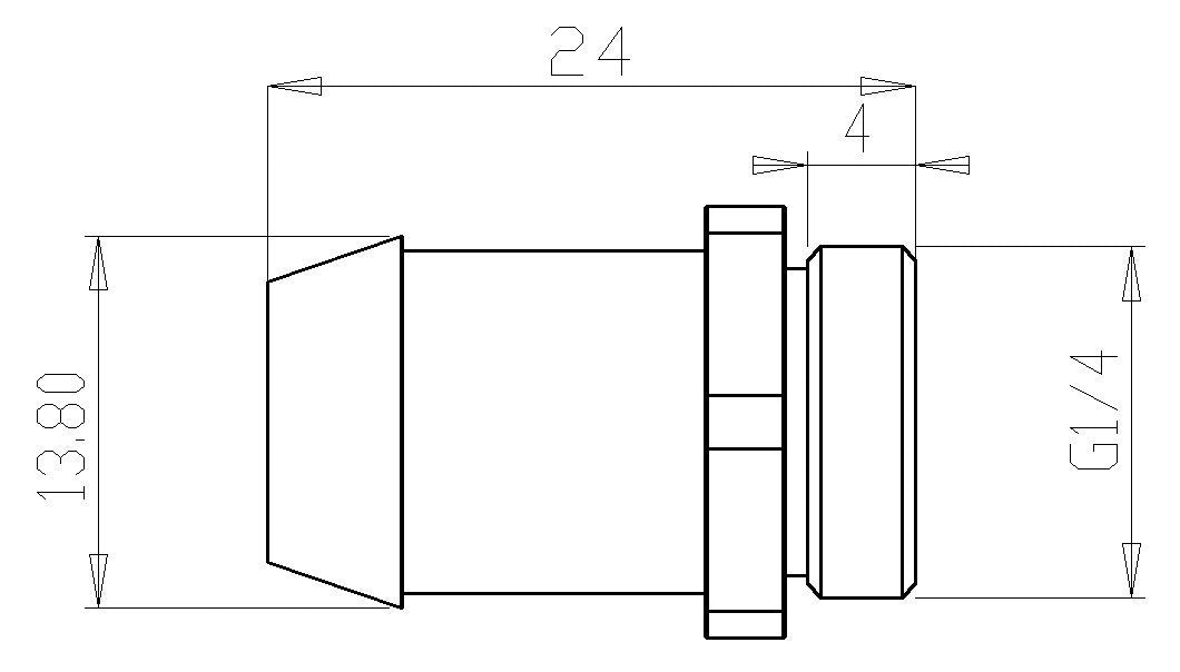 Xspc G1/4'' To 1/2'' Barb Fitting For Soft Tubing, Chrome
