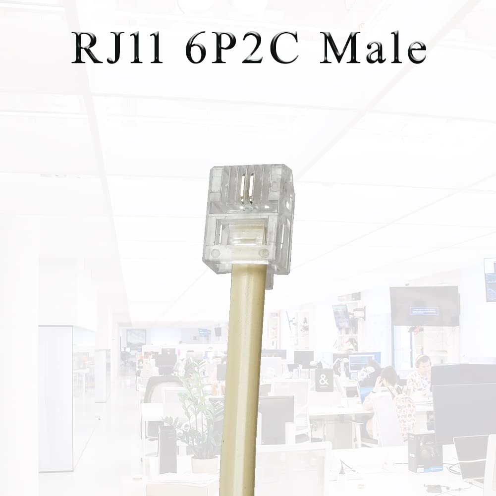 Antfly 3 Pack Dsl Filters With Built In Splitter   2 Wire, 1 Line, Rj11 6P2C Male To 2 Female Telephone Modem Adsl Splitter