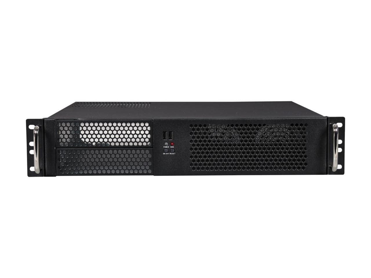 Istarusa Group 2U Compact Rackmount 2 X 5.25 (D 214 Matx) , Black