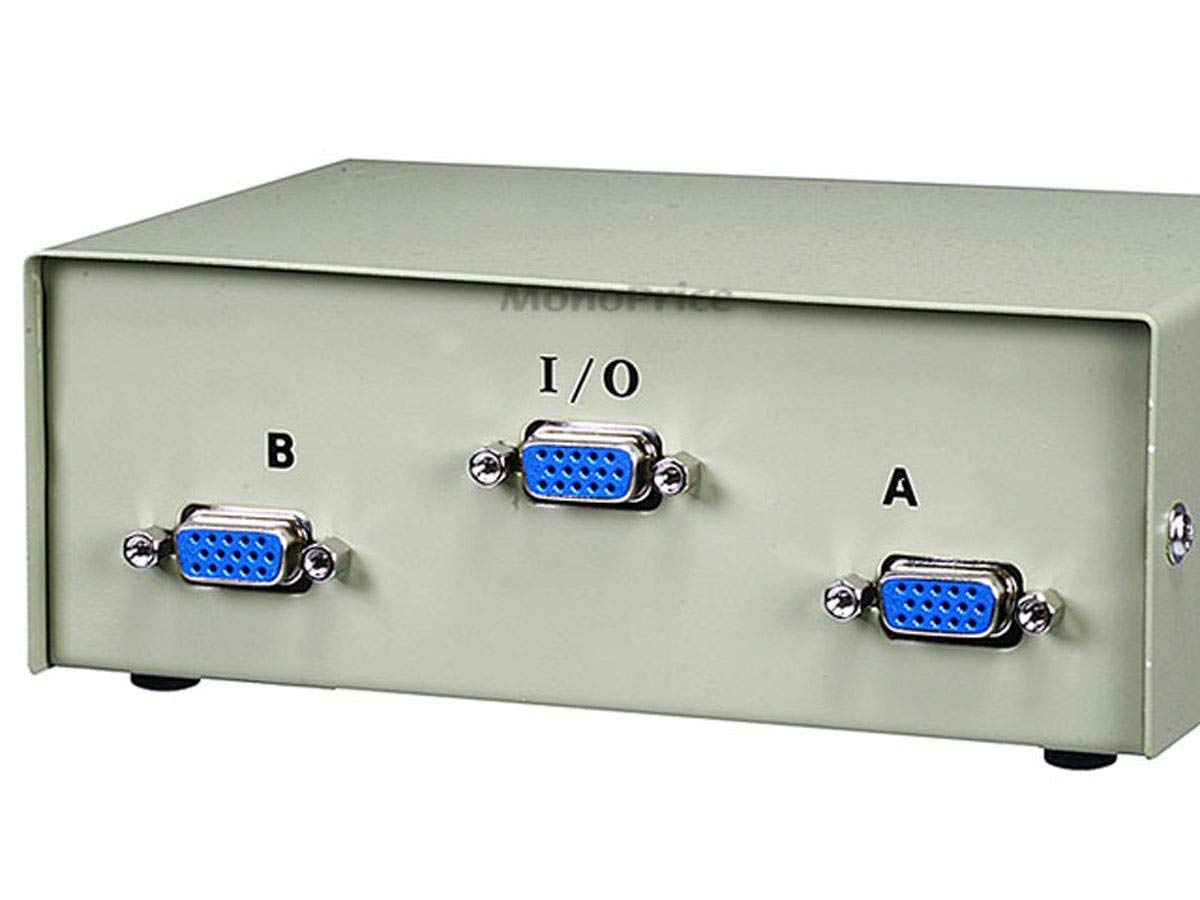 Monoprice 100054 2 Port Vga Monitor Switch Box – Electroeshop
