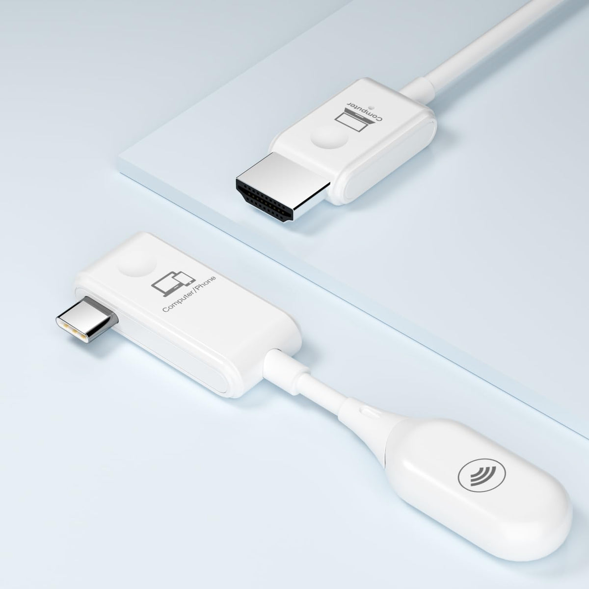 Smartsee Wireless Usb C To Hdmi Display Adapter Screen Mirror Cast Extend For Iphone 15 & Usb C Equiped Phone Laptop Hdmi Transm