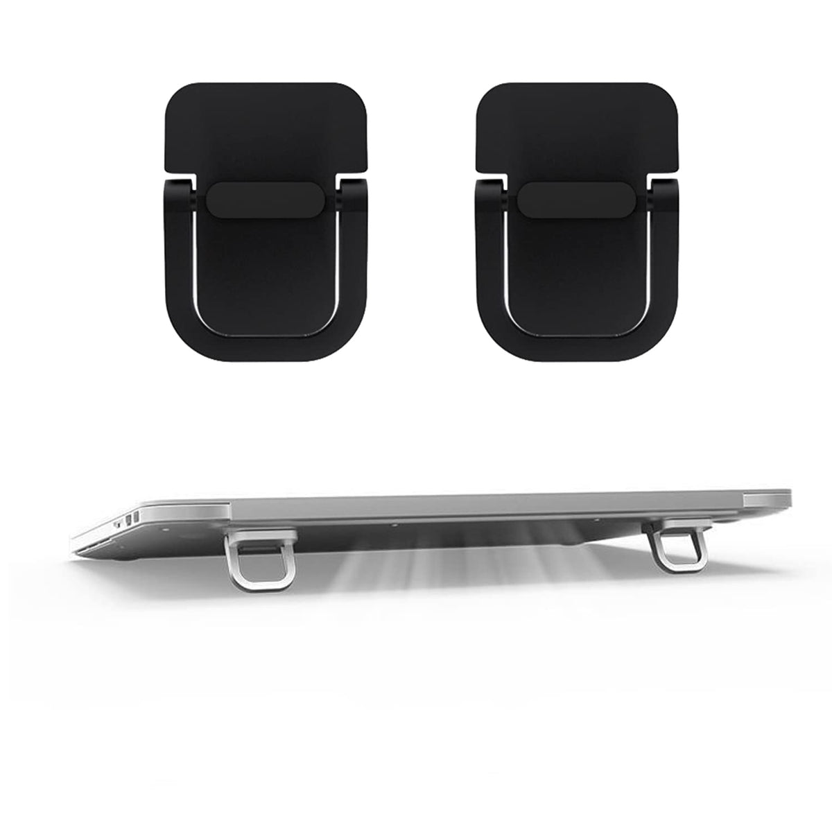 2Pcs Keyboard Stands, Mini Laptop Stand For Desk, Portable Laptop Stand Compatible With Macbook Air Pro, Dell Xps, Lenovo, Hp Mo