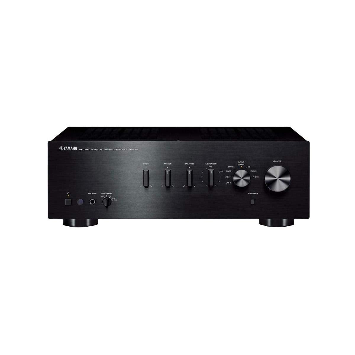 Yamaha Audio A-S301Bl Natural Sound Integrated Stereo Amplifier (Black)
