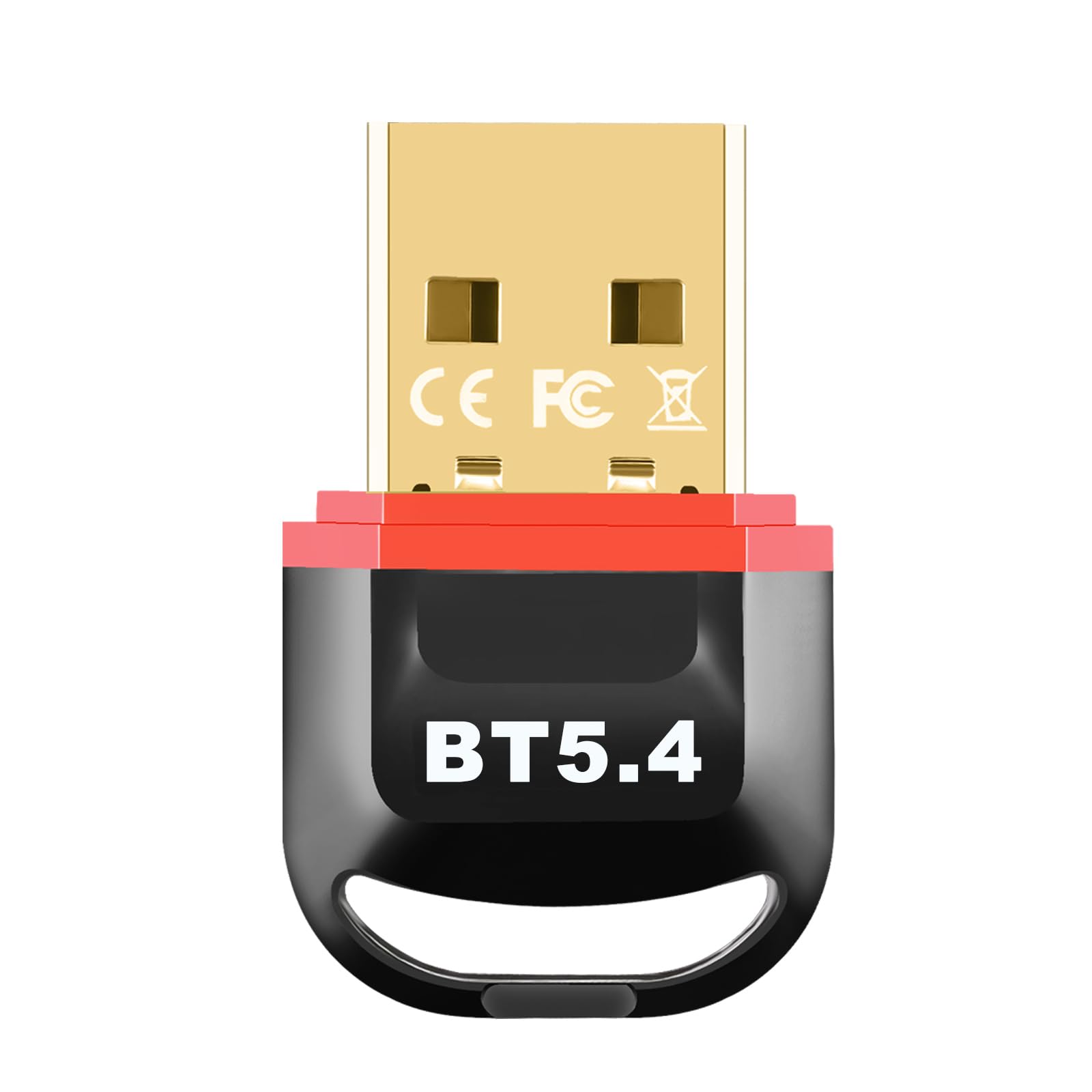 Onterate Usb Bluetooth 5.4 Adapter For Pc 2024, Plug & Play Bluetooth Dongle Receiver Br+Edr+Ble+Lmp13.X, Long Range Support Win