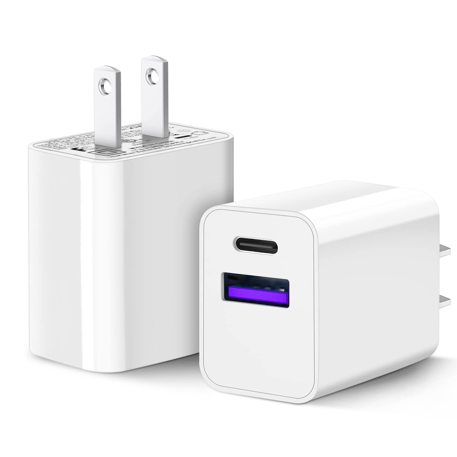 USB C Wall Charger Block, Seedato 20W Type C Fast Charging Block for Apple Watch Series, Wall Charger Plug Compatible with iPhon