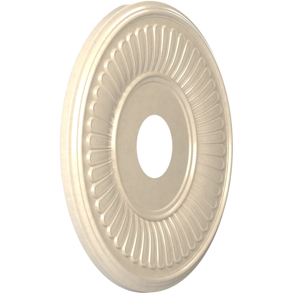 Ekena Millwork Cmp16Beepe Berkshire Thermoformed Pvc Ceiling Medallion (Fits Canopies Up To 7), 16Od X 3 1/2Id X 1P, Universal M