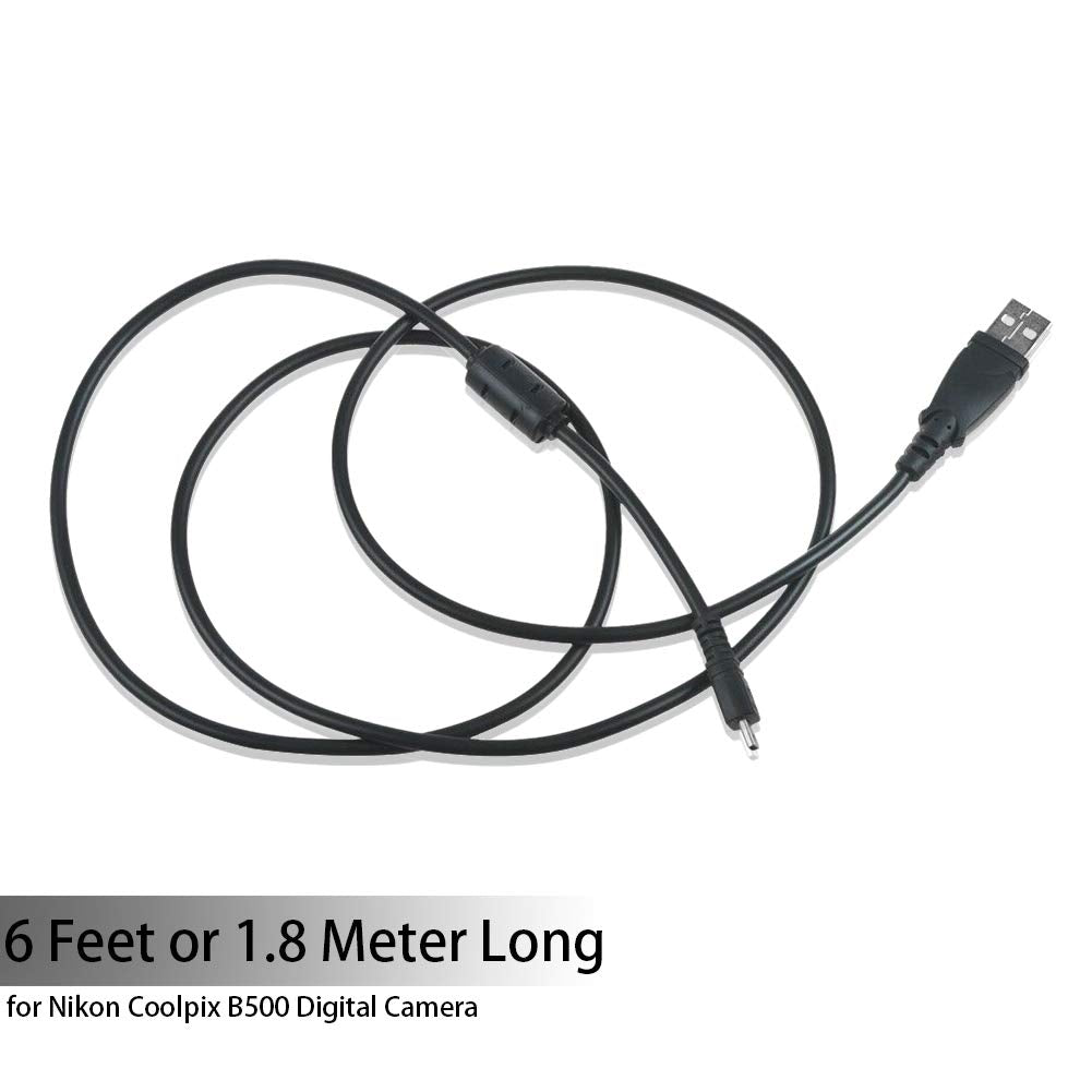 Blacell Usb Cable For Nikon Coolpix B500 Digital Camera, And Usb Computer Cord For Nikon Coolpix B500 Digital Camera, Gold Plate