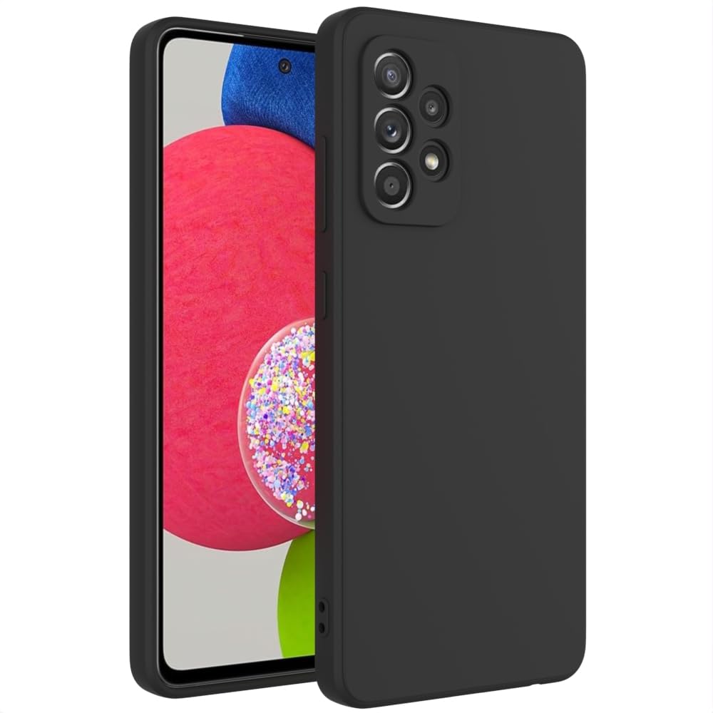 Wogroo For Samsung Galaxy A52 Case Black, Scratch Resistant With Soft Touch, Slim Thin Phone Cover For Samsung Galaxy A52