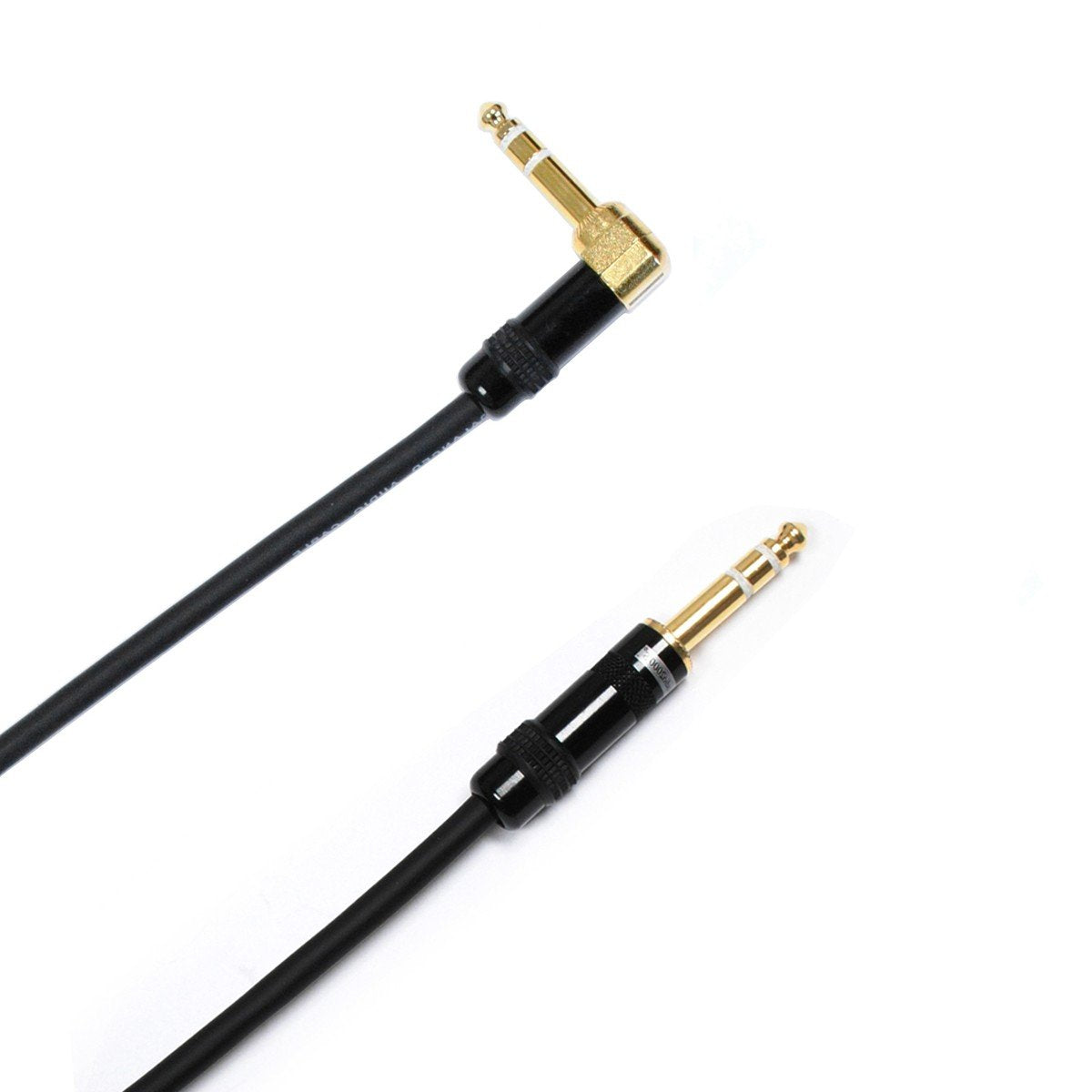 Audio2000'S C26003P2 3 Ft 1/4 Inch Trs Right Angle To Trs Patch Cable (2 Pack)
