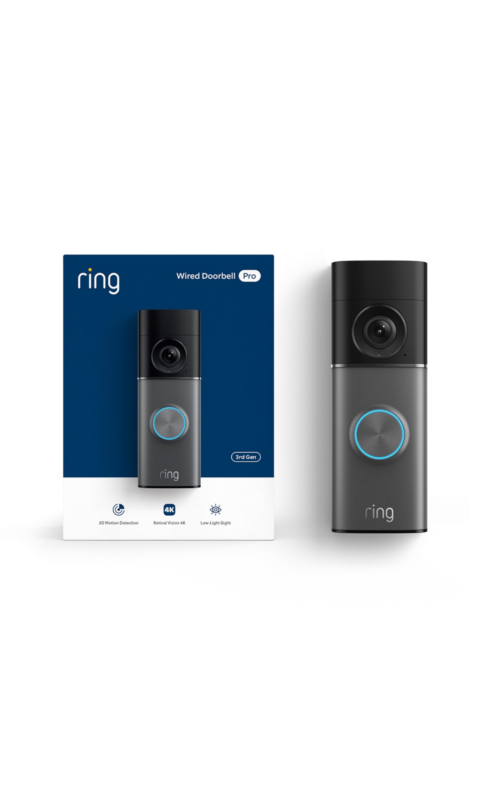 Ring Wired Doorbell Pro (3Rd Gen) - 4K