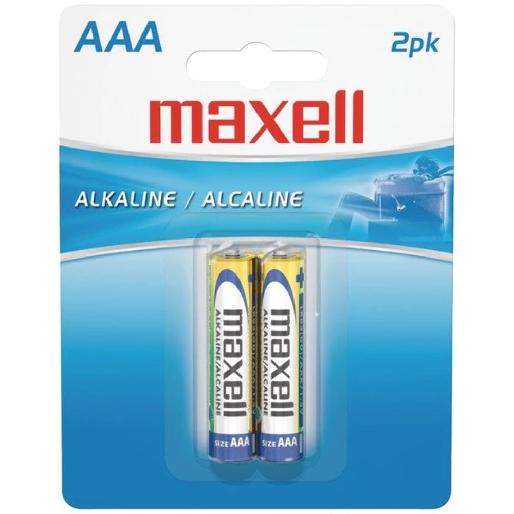 Maxell Aaa Gold Series Alkaline Battery Retail Pack   2 Pack