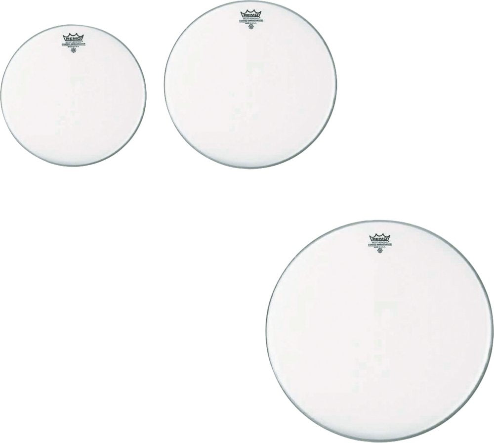 Remo Pp 1390 Ba Ambassador Coated Tom Drumhead Pack   10, 12 & 16