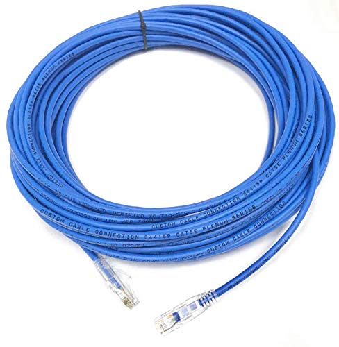 75Ft Blue Cat5E Plenum Rated Patch Cable
