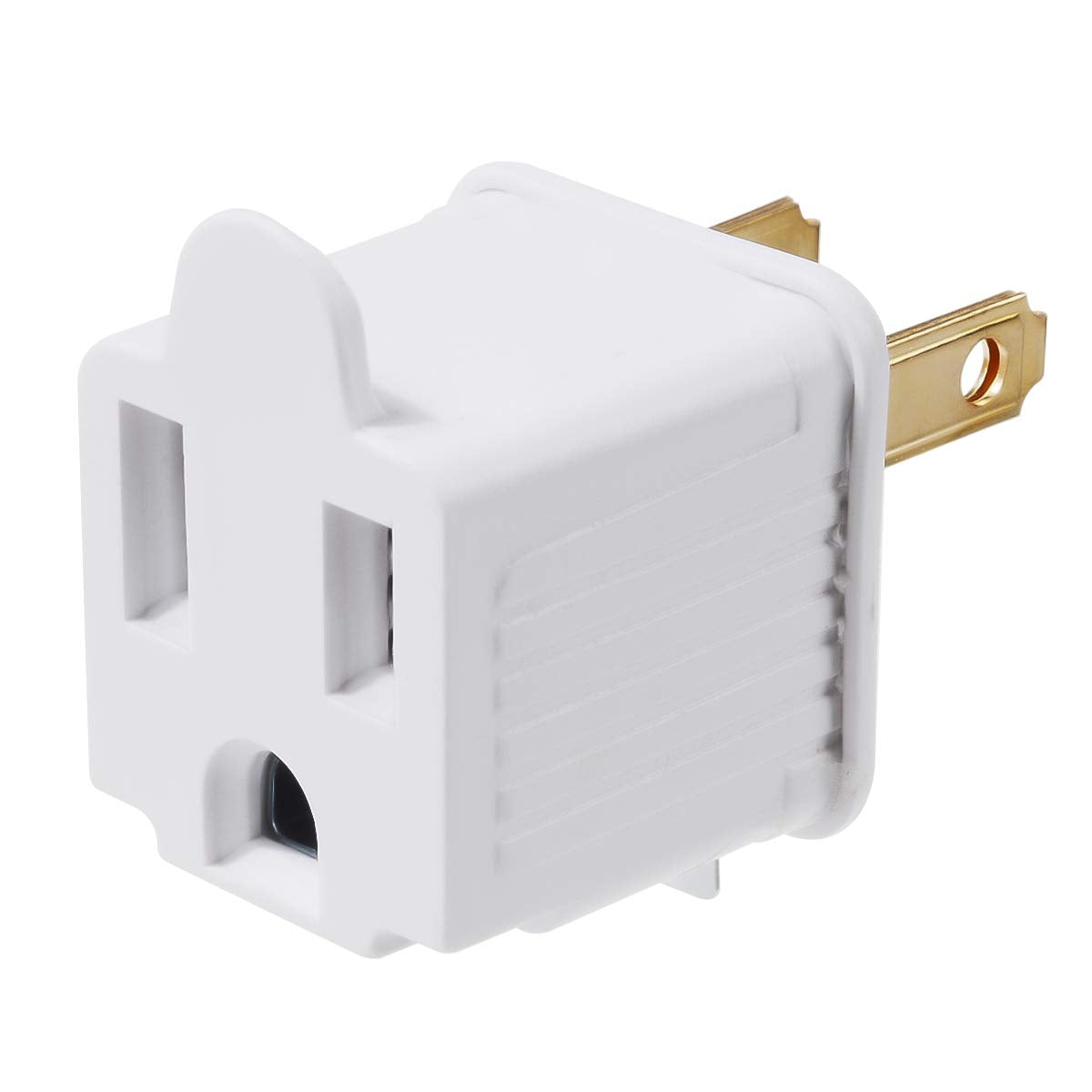 Teninyu Grounded Adapter 3 Prong To 2 Prong Outlet Converter   3 Pin To 2 Pin Plug Socket Adapter Extension For Electrical Cord,