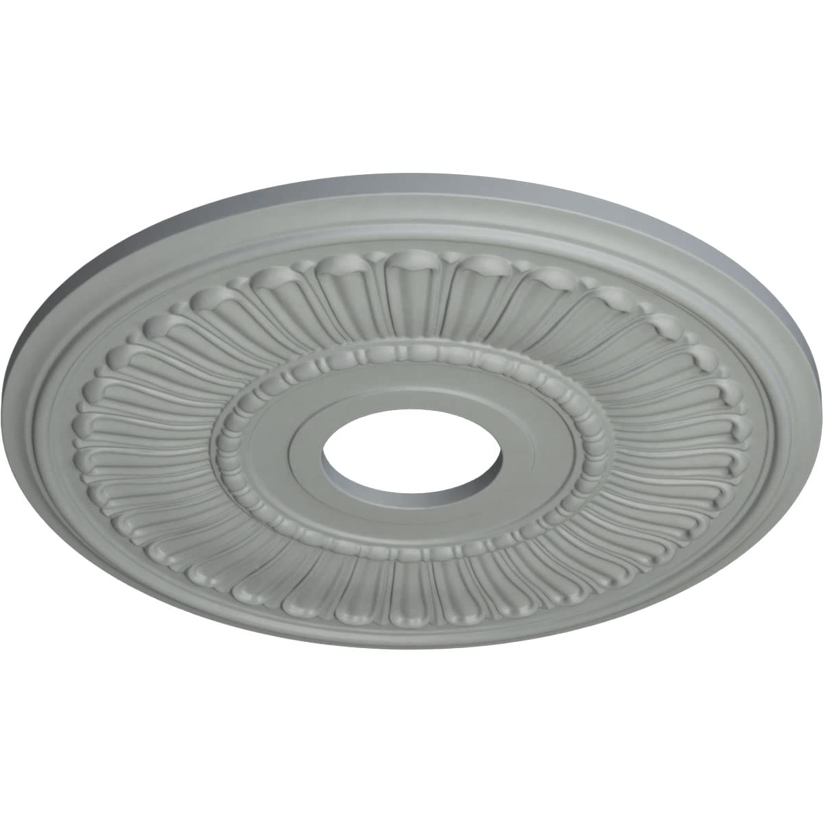Ekena Millwork Cm16Ml Melonie Ceiling Medallion, 16''Od X 3 5/8''Id X 3/4''P, Factory Primed