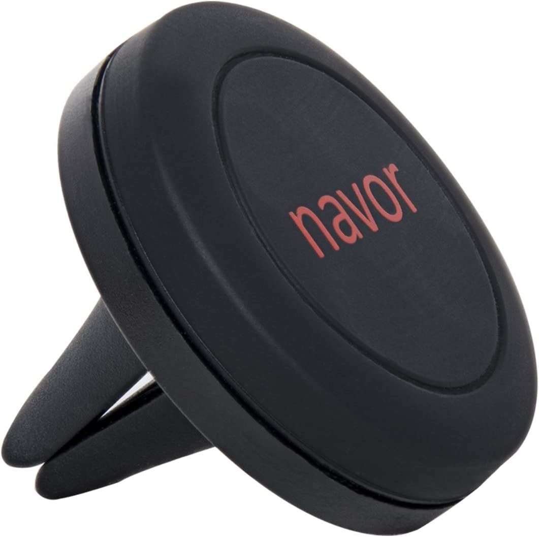 navor Universal Air Vent Magnetic Car Mount Holder in Black - Car Phone Holder Mount with Fast Swift-Snap Technology - Cell Phone Holder for Phones and Mini Tablets - Magnetic Phone Mount - 3 Pack