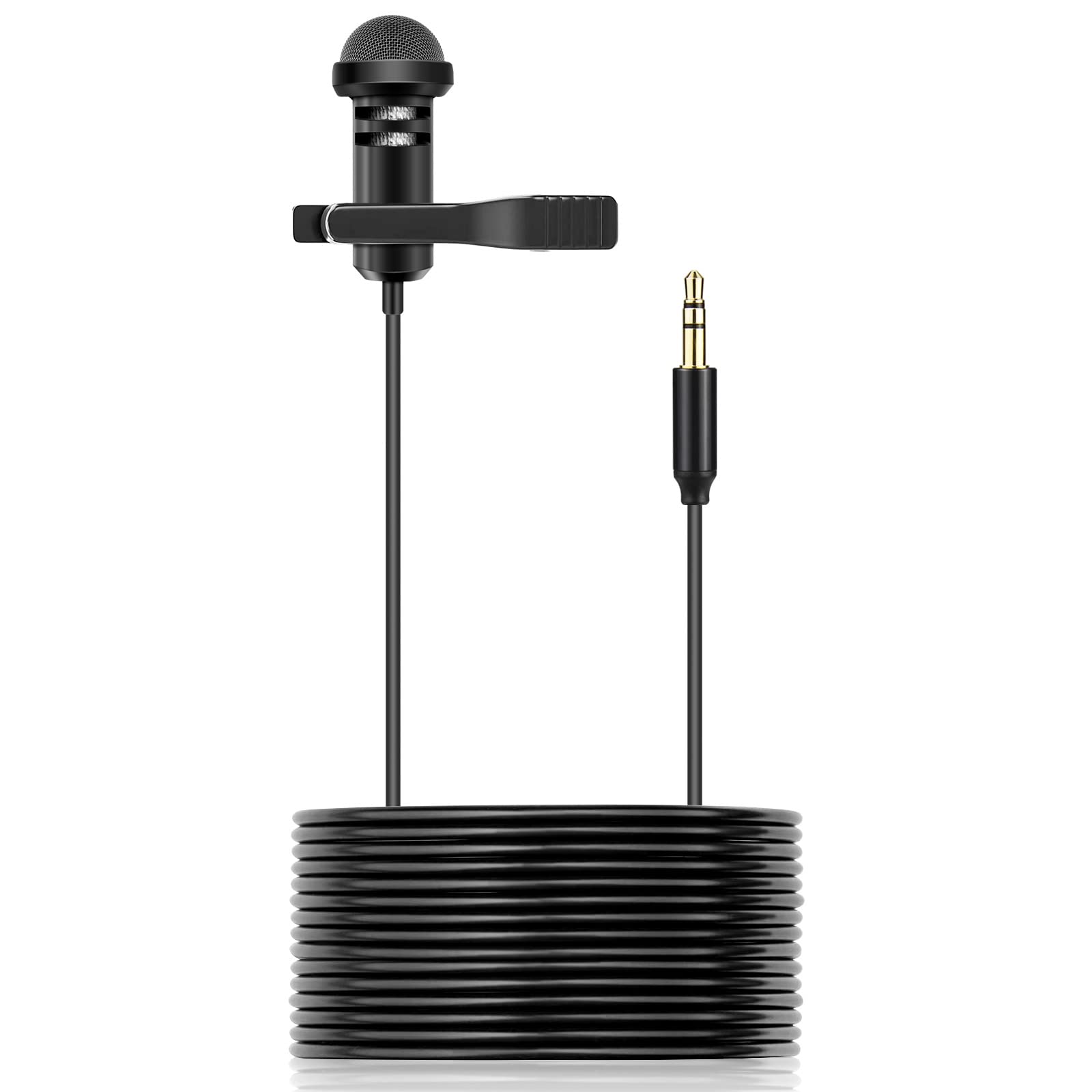 Weishan Lavalier Mic Compatible With Gopro Hero11 Black, Hero10,Hero9 Action Cameras, Media Mod, Max   Lapel Microphone 3.5Mm, 1