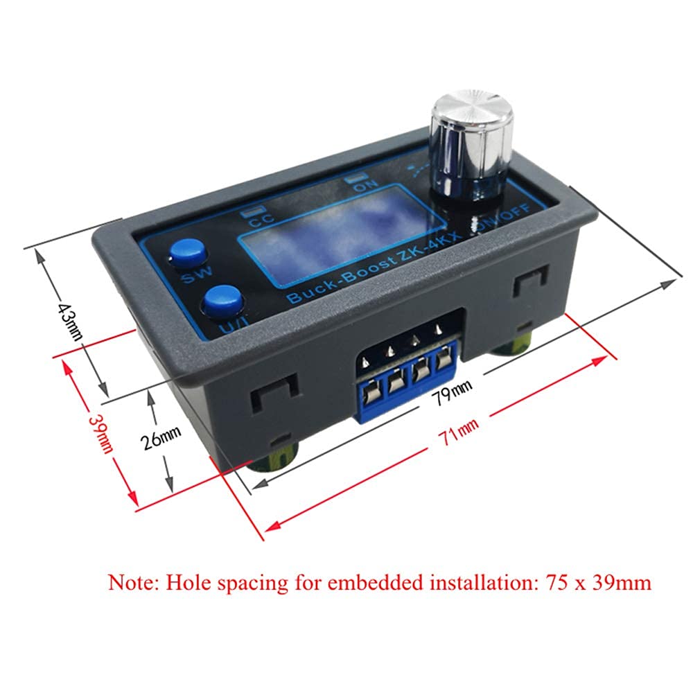 Dc Dc Buck Boost Converter Variable Voltage Regulator Cc Cv 0.5 30V 4A 5V 6V 12V 24V Power Module Adjustable Voltage Regulated L