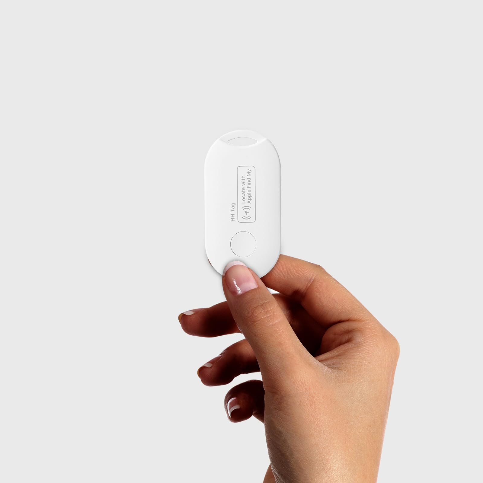 HH-Tech Smart Tag Key Finder for Apple Find My App ABS White HHTAG03