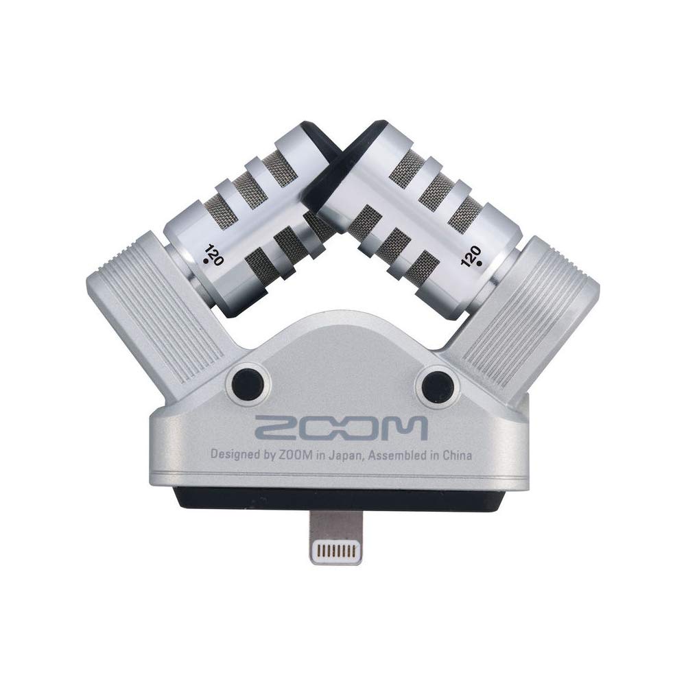 Zoom Iq6 Stereo X/Y Microphone For Iphone/Ipad For Recording Audio For Music, Interviews, And More