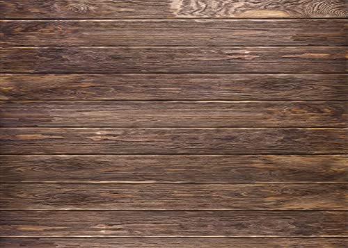 Lywygg 12X10Ft Thin Vinyl Brown Wood Backdrop Photographers Retro Wood Wall Background Cloth Seamless Cp 19 1210