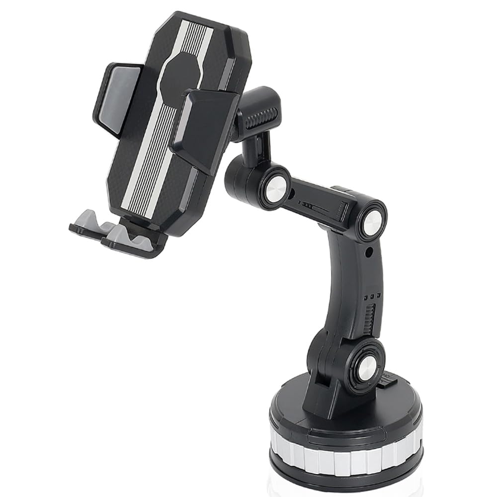 Fancial Car Phone Holder Mount, Suction Cup Cell Phone Holder Stand, Universal Dashboard/Windshield/Window Phone Holder One Butt