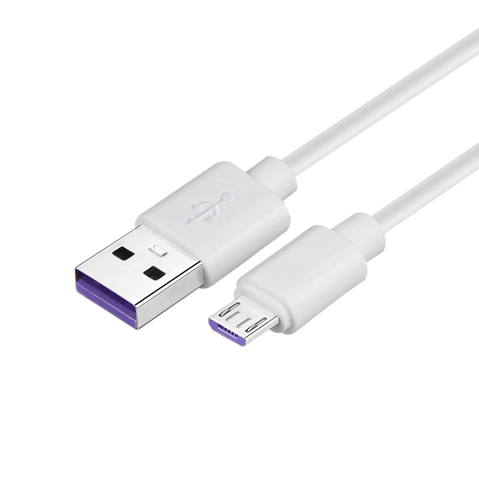 Smays Usb To Micro Usb Cable 3Ft Charging Cord White