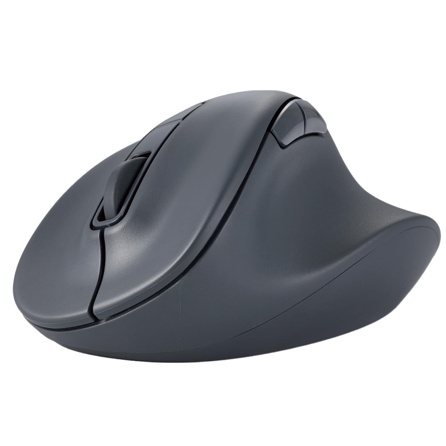 ELECOM Bluetooth Wireless Ergonomic Shape Mouse, Silent Click, Right Hand 2000DPI, 5 Buttons, Optocal Sensor, Compatible with PC