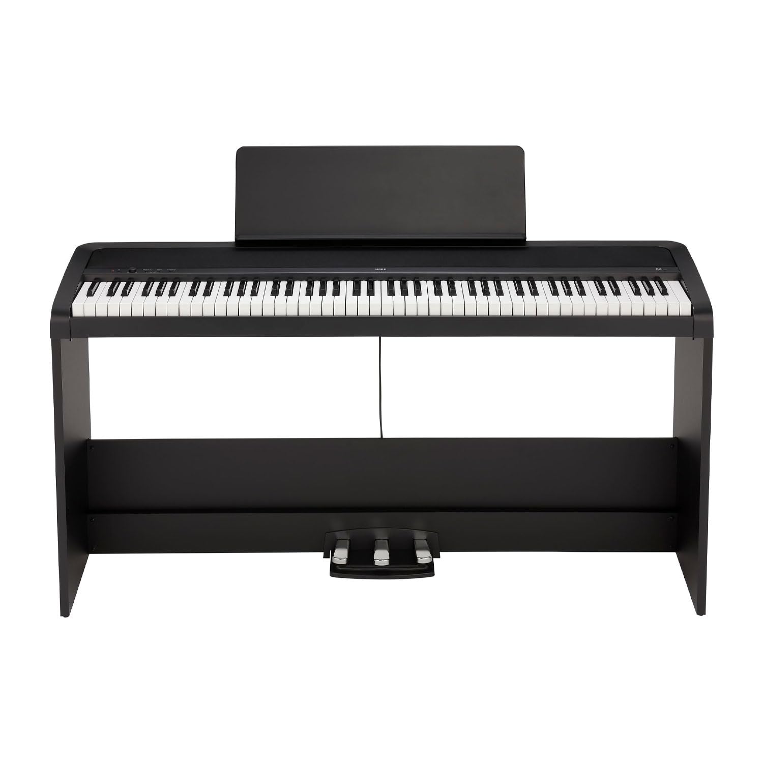 Korg, Portable Digital Piano with 88-Key Full Size Weighted Keyboard, Built-in Speakers, Furniture, Music Stand, and 3-Pedal Uni