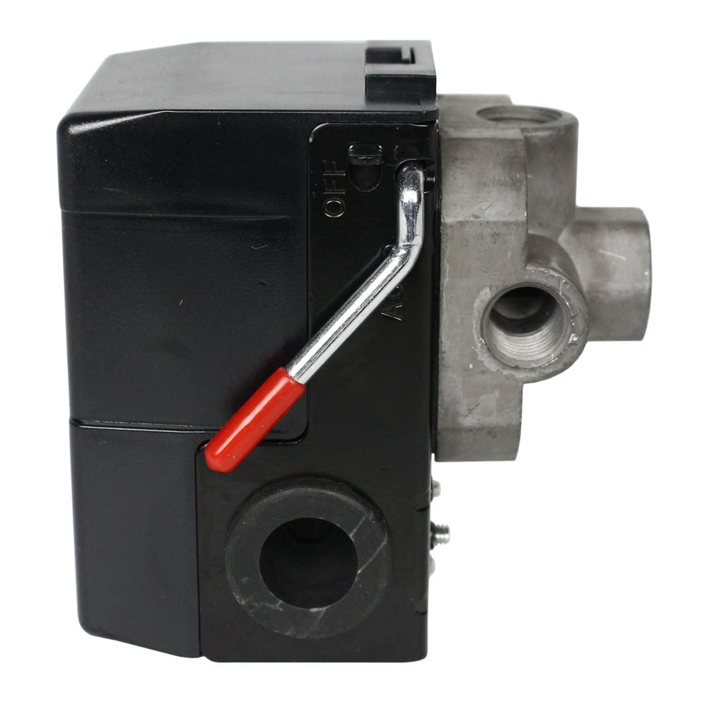 Heavy Duty 4Port 26 Amp Air Compressor Pressure Switch Control Valve 140 175 Psi