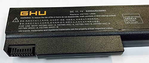 Ghu New Battery 58 Wh Replacement For 482962 001 486296 001 Hstnn Ub69 Hstnn Ib69 Hstnn Ub68 Hstnn Cb69 Td06 Compatible For Elit