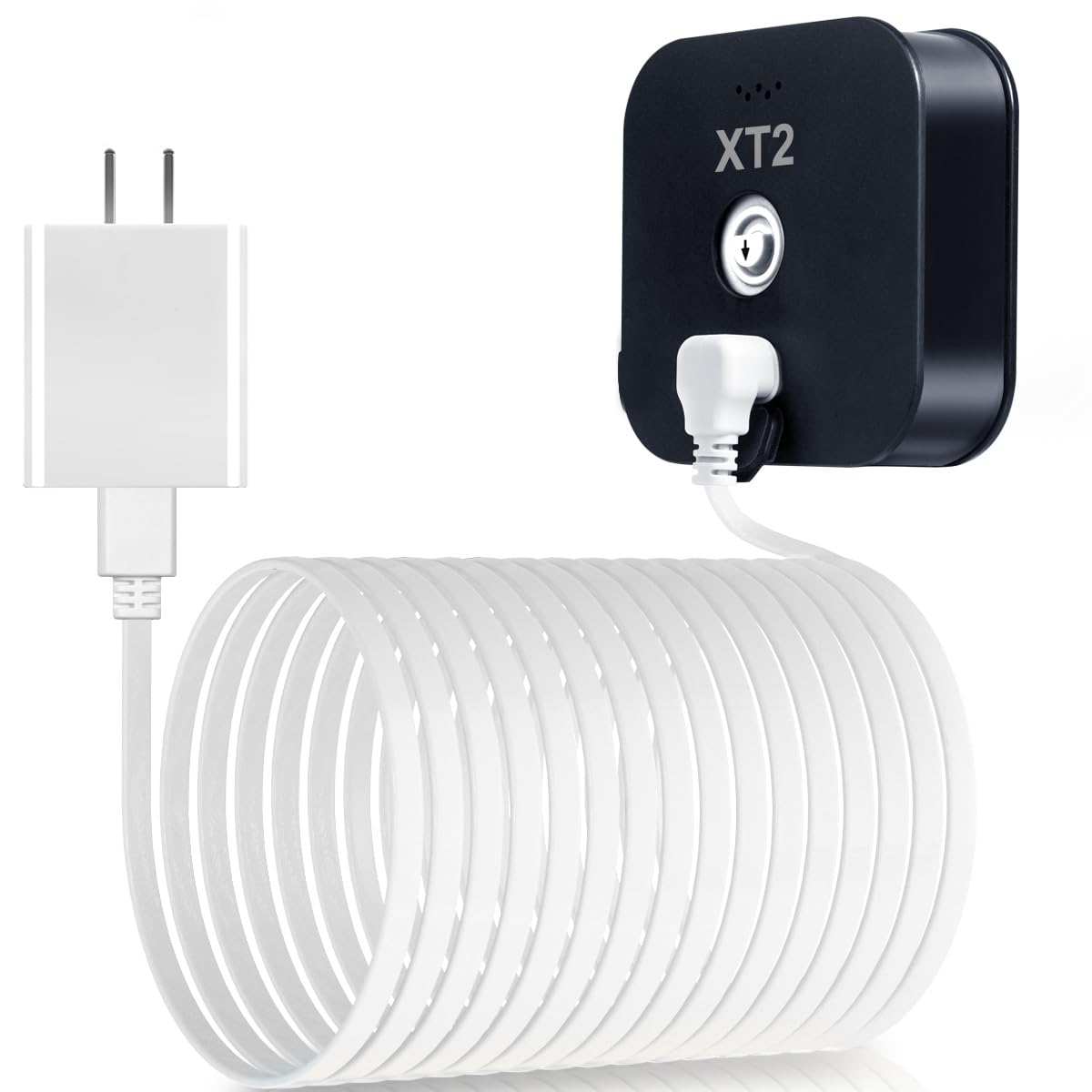 Basesailor 20Ft Blink Outdoor/Indoor 3Rd Gen Micro Usb Cable With Charger Adapter,Charger Brick And 90 Degree Right Angled Micro