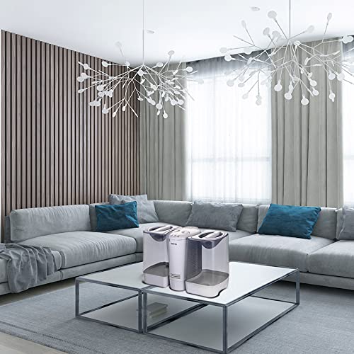 Optimus U 32030 3.5 Gallon Warm Mist Humidifier With Wicking Vapor System,White/Clear