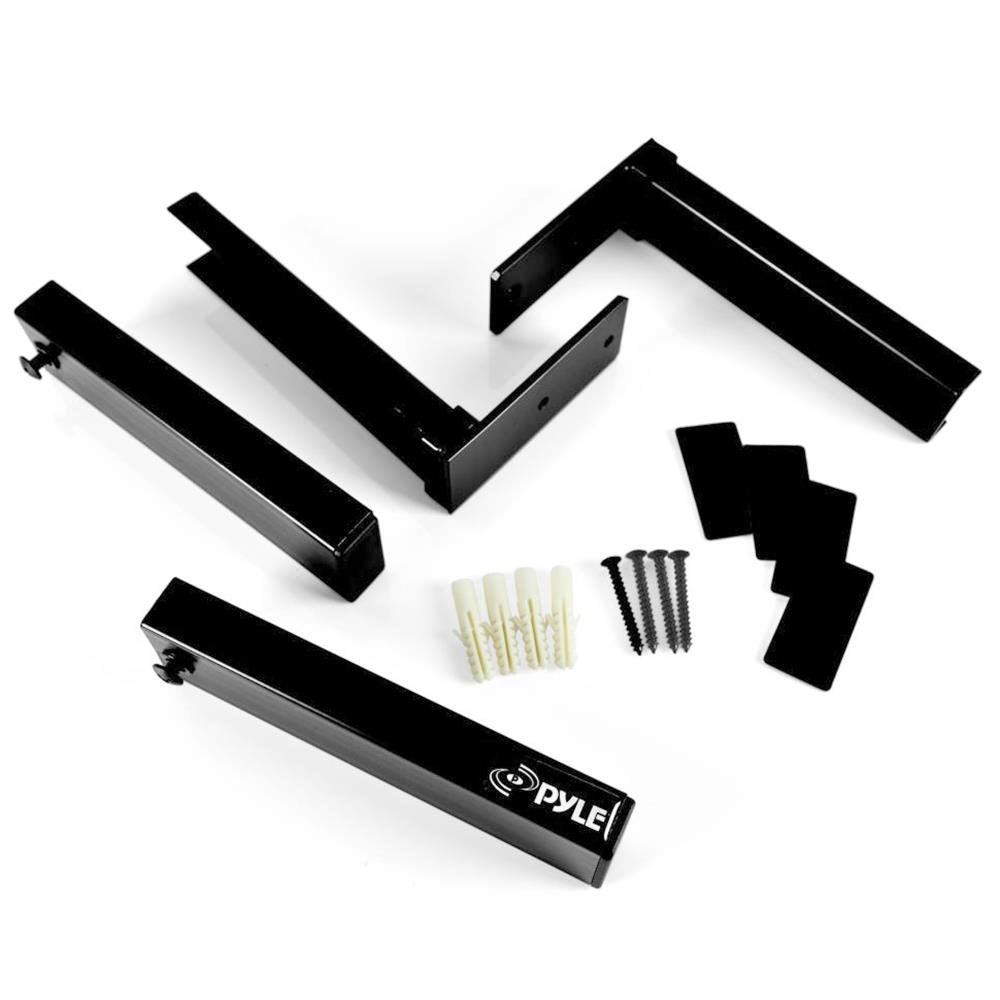 Pyle Speaker Wall Mount, Pair Of Speaker Stands, Sound Bar Speaker, Large Or Small Speakers, Center Channel Speaker Wall Mount,