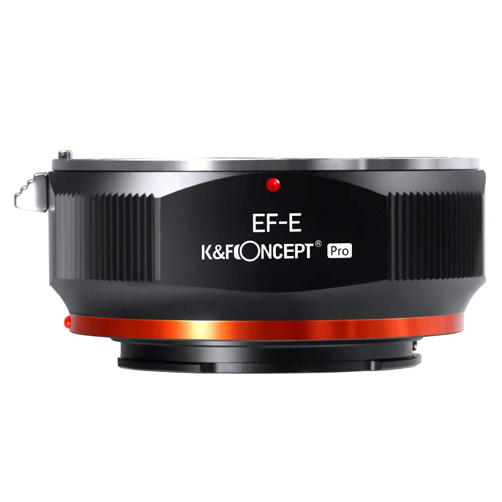 K&F Concept Lens Mount Adapter For Canon Ef Ef S Lens To Sony Alpha E Nex Mount Mirrorless Cameras, Manual Focus Lens Adapter With Matting Varnish Design, Not Auto Focus