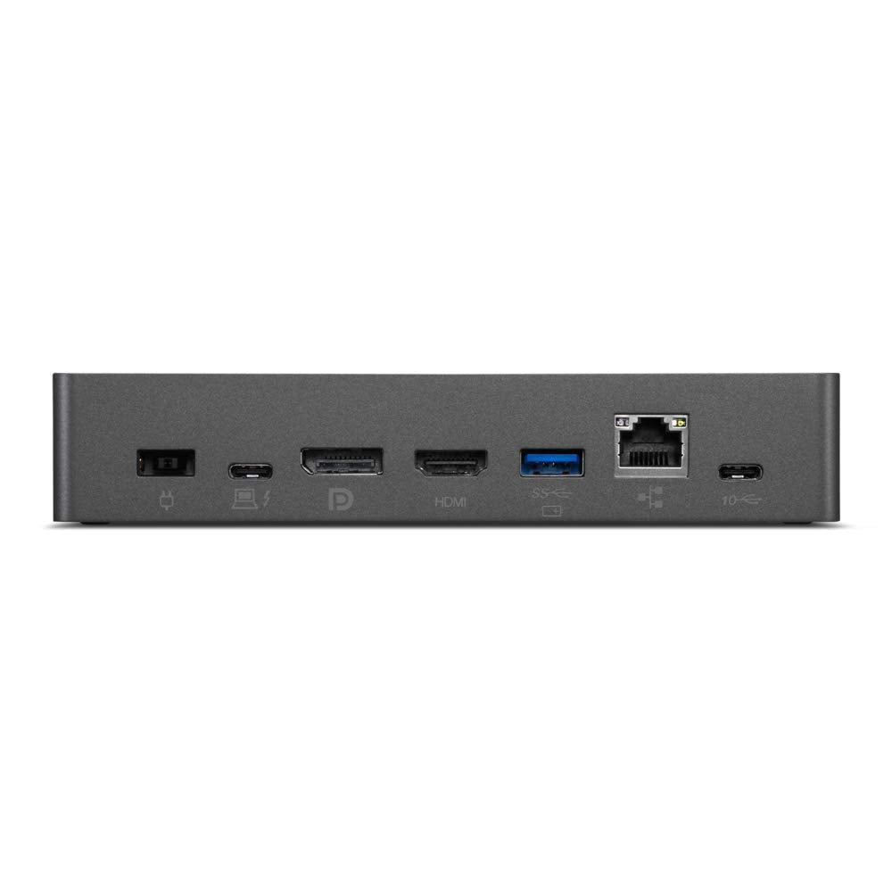 Lenovo Thunderbolt 3 Essential Dock, Universal Compatibility, 135W Adapter, 1X 110V 2 Pin Power Cord, Standard Thunderbolt Cable