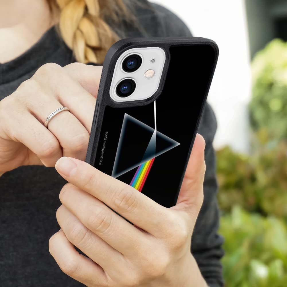 Pink Floyd Dark Side Protective Slim Fit Hybrid Rubber Bumper Case Fits Apple Iphone 8, 8 Plus, X, 11, 11 Pro,11 Pro Max, 12, 12
