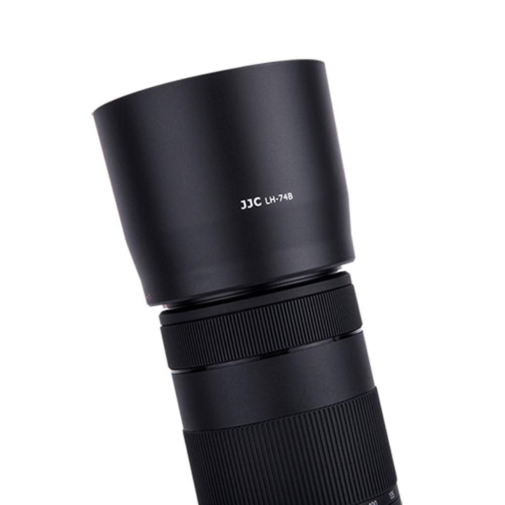 Jjc Reversible Lens Hood Shade For Canon Ef 70-300Mm F/4-5.6 Is Ii Usm Replaces Canon Lens Hood Et-74B, With Button To Lock Or R