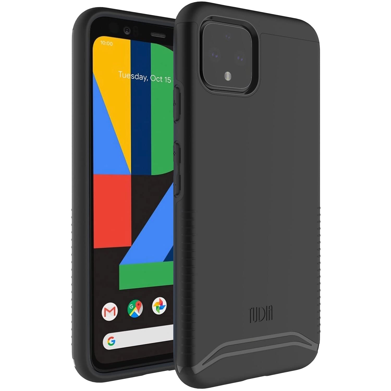 Tudia Rugged Drop Protection Merge Series Designed For Google Pixel 4 Case, Heavy Duty Slim Matte Protective Phone Case Cover Fo