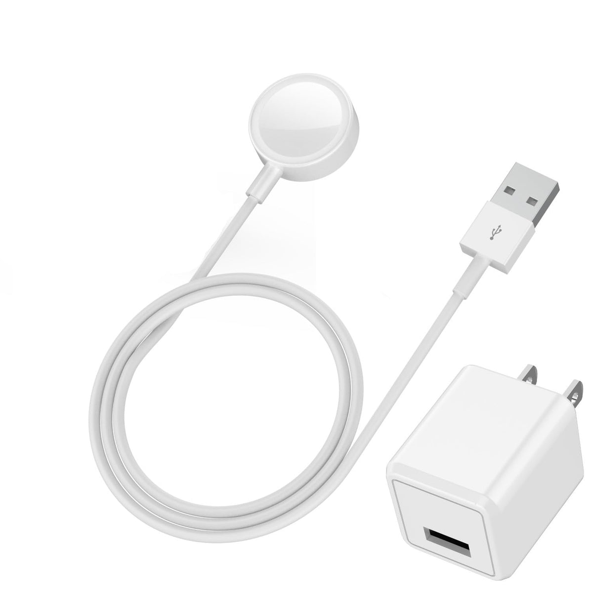 Compatible With 3.3Ft Fast Smart Watch Charger Iwatch Charging Cord With Usb Wall Charger Block Travel Plug For 3.3Ft Iwatch Cha
