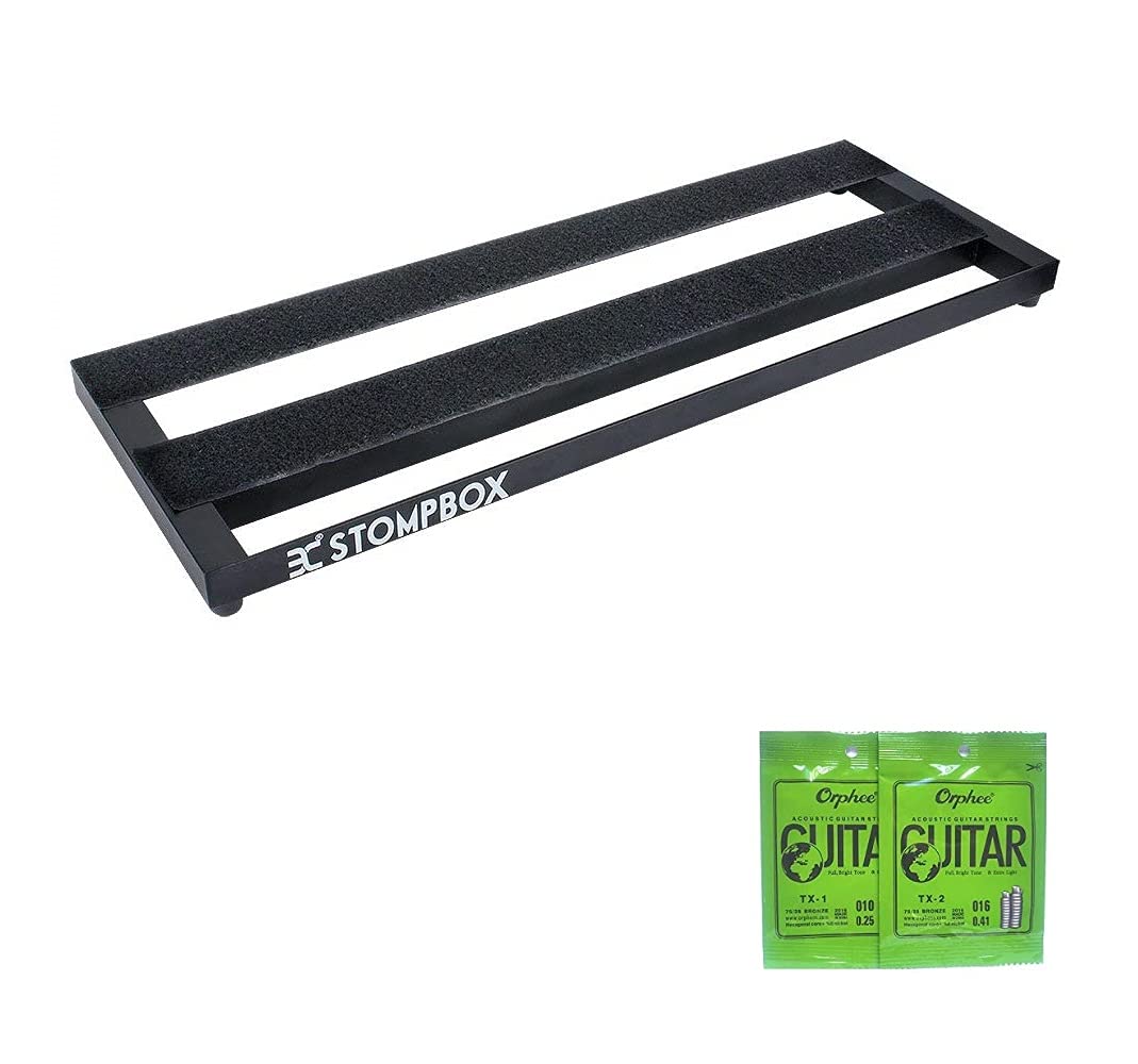 ENO Guitar Effects Pedalboard Medium with Pedals Mountain Tape & Cable Tie 20