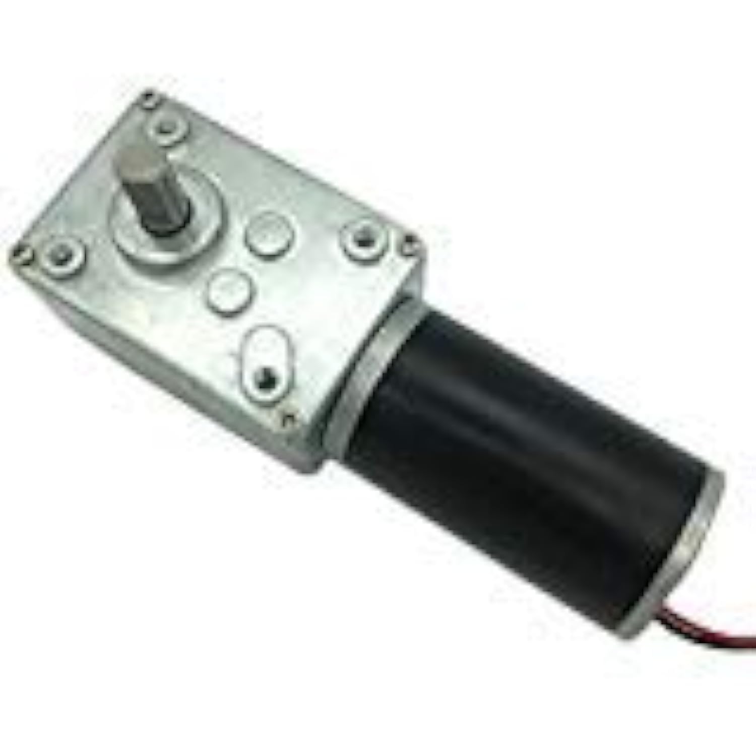 Bringsmart 12V 16Rpm Dc Worm Gear Motor 70Kg.Cm High Torque Turbine Electric Gearbox Motor Self Locking Reversed Mini Engine Geared Motor For Diy Robot Door Lock Curtain Machine (12V 16Rpm)