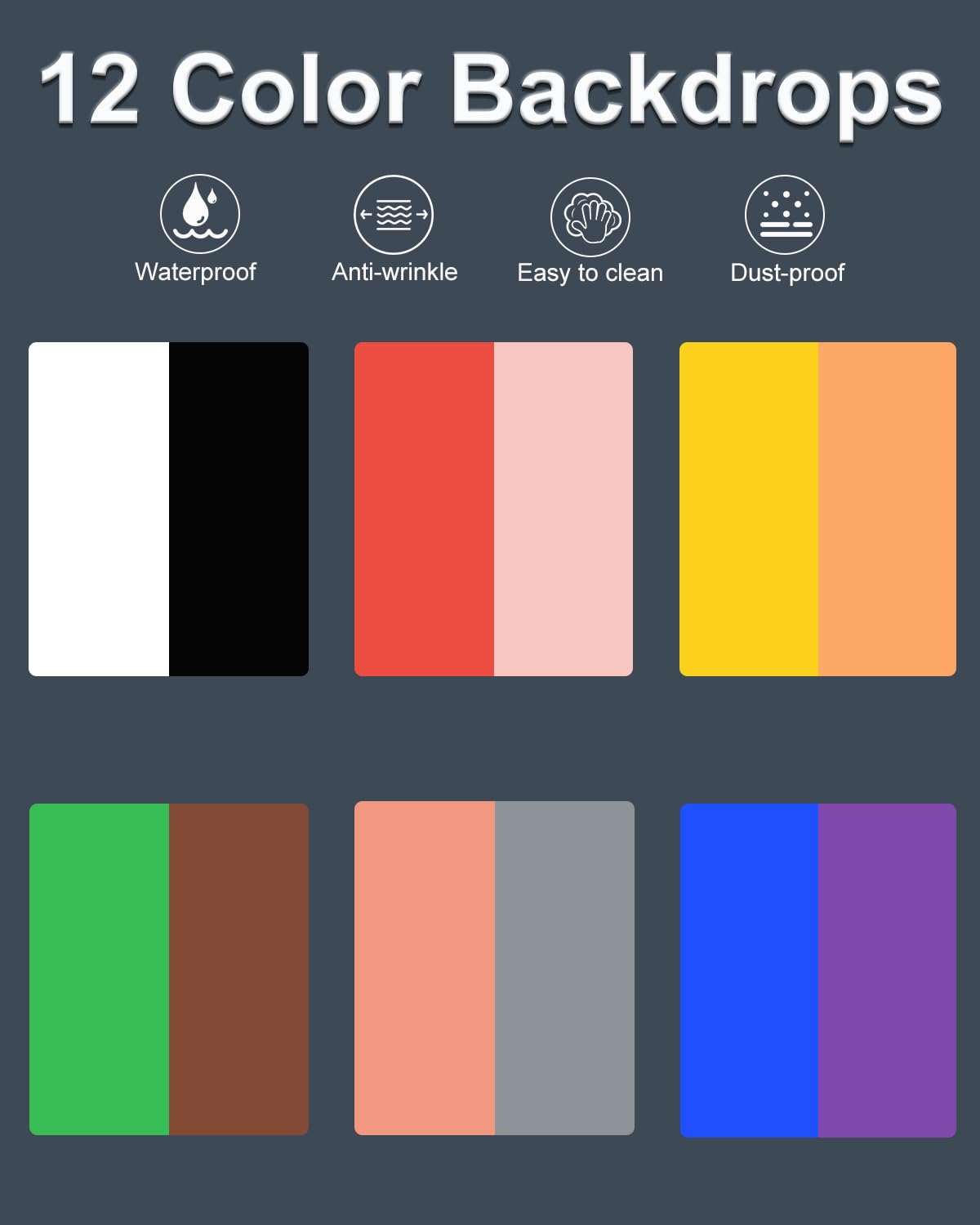 Light Box Photography 20X20In, Puluz Portable Photo Studio Light Box With 160 Led Lights &12 Color Backdrops Professional Photog