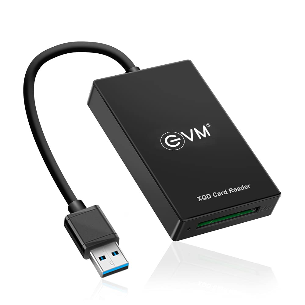 Evm Xqd Memory Card Reader  Usb 3.0 Transfer Up To 5Gbps  Sd Card Supported  3 Years Warranty (EvmCr002)